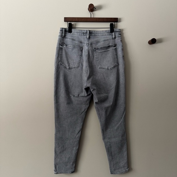 LOFT THE CURVY SKINNY BUTTON FLY JEANS SIZE 31 GRAY / GREY - Picture 3 of 6
